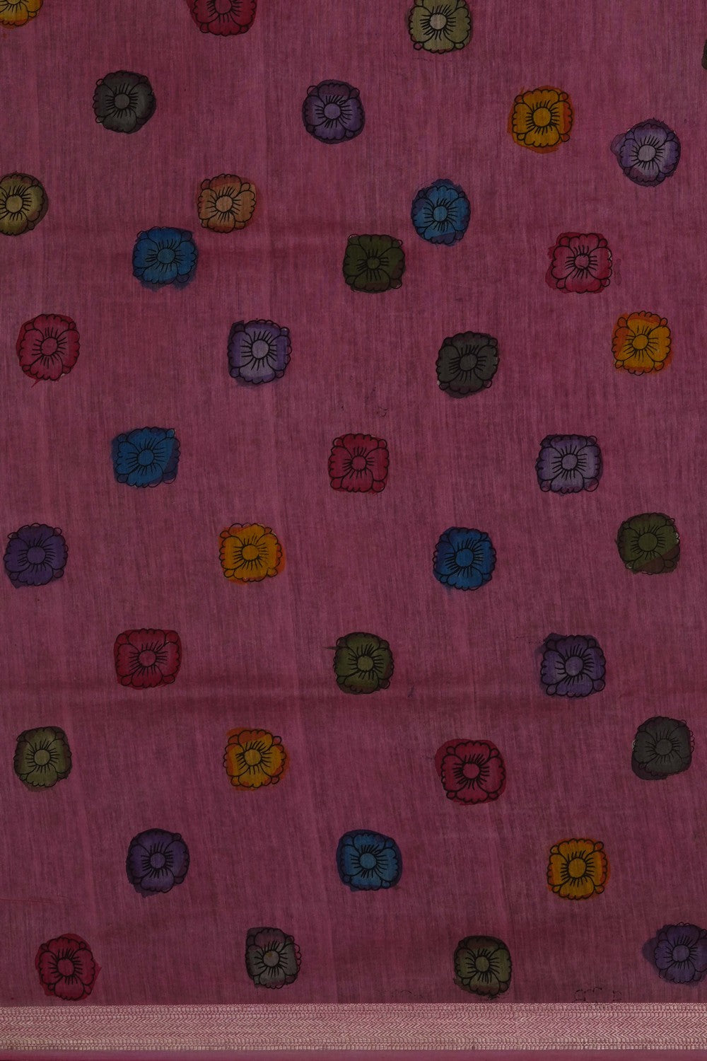 Image of Kalamkari Painting Saree