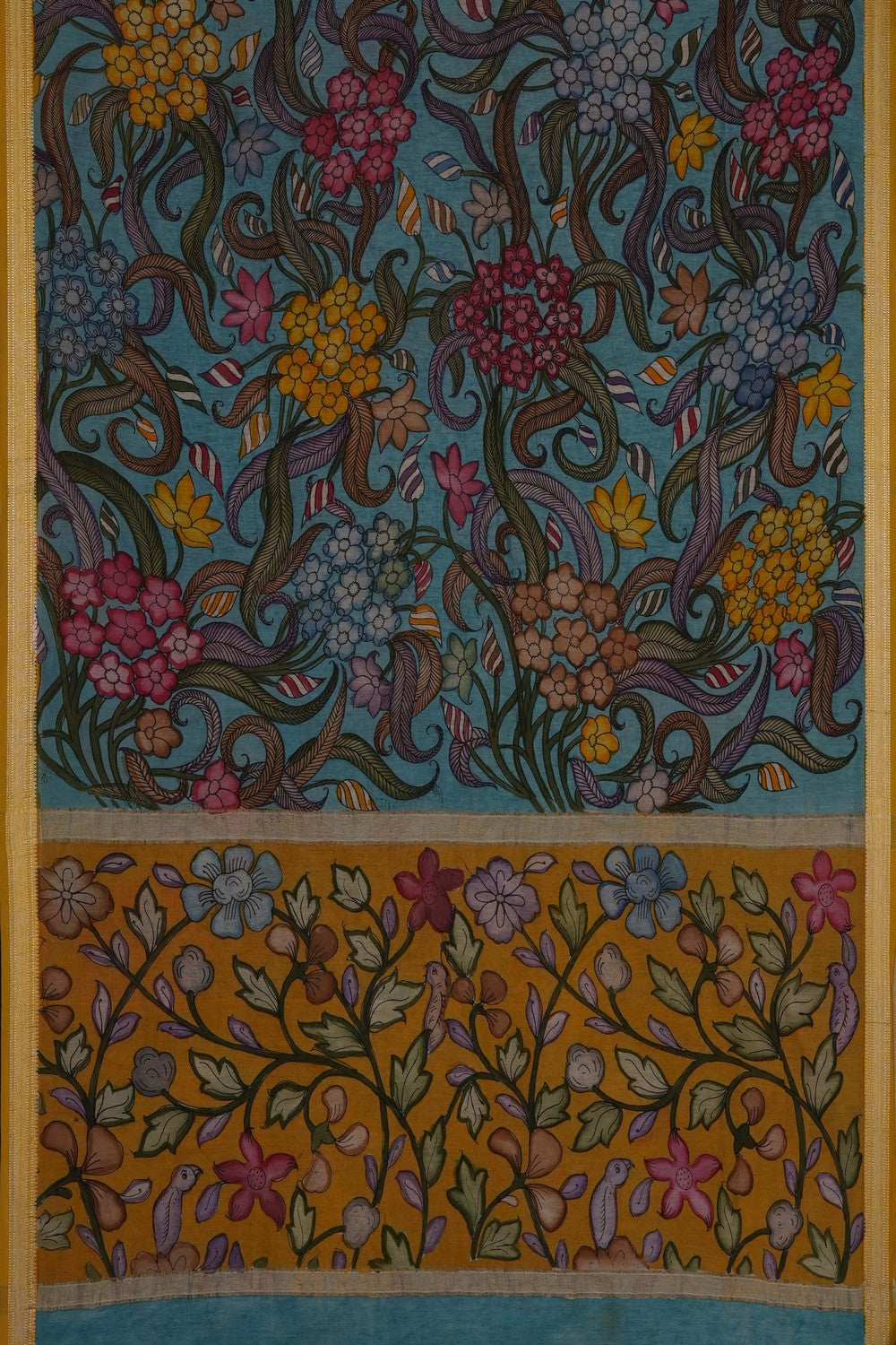 Image of Kalamkari Painting Saree