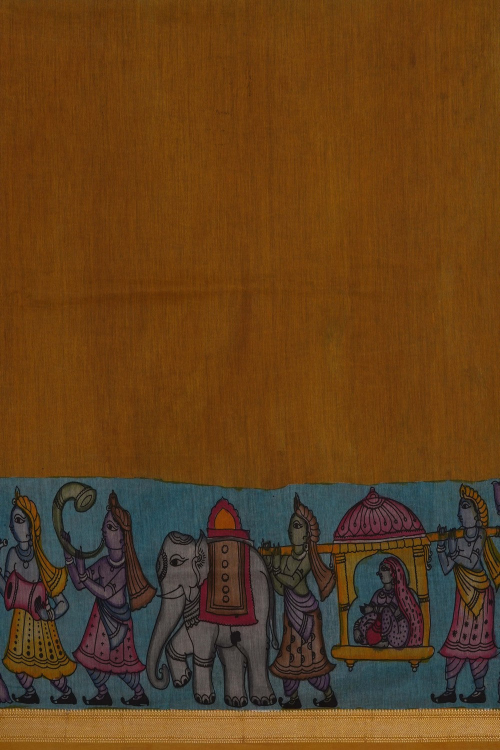 Image of Kalamkari Painting Saree