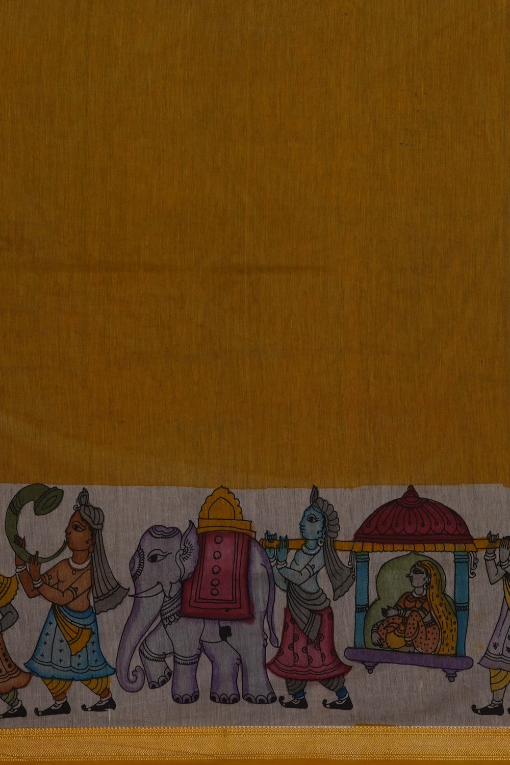 Image of Kalamkari Painting Saree