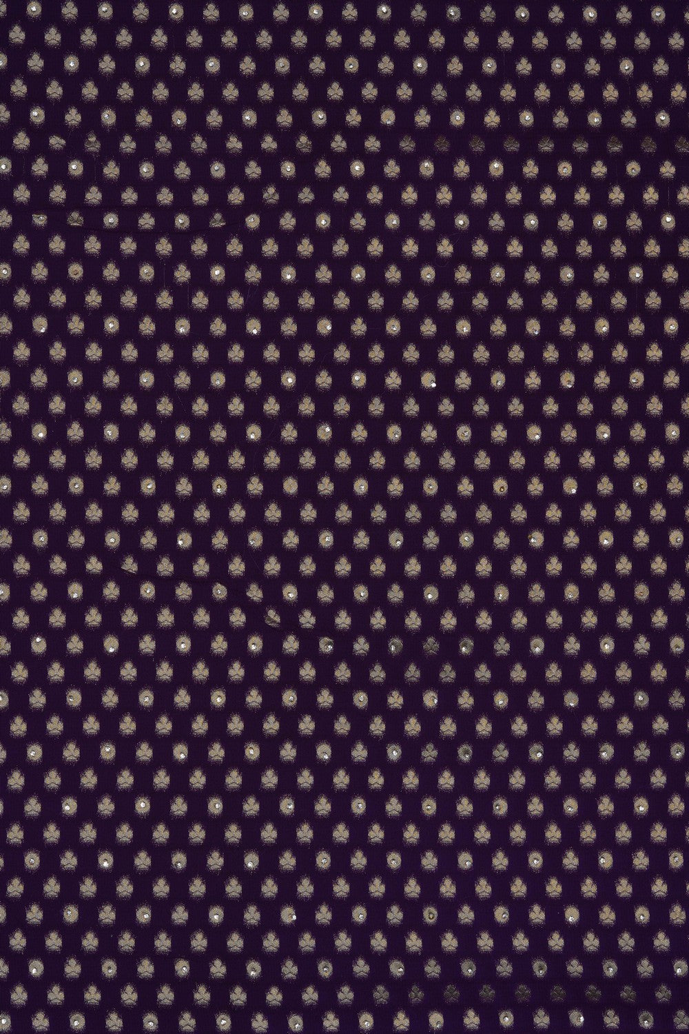Image of Purple Embroidery Georgette Saree