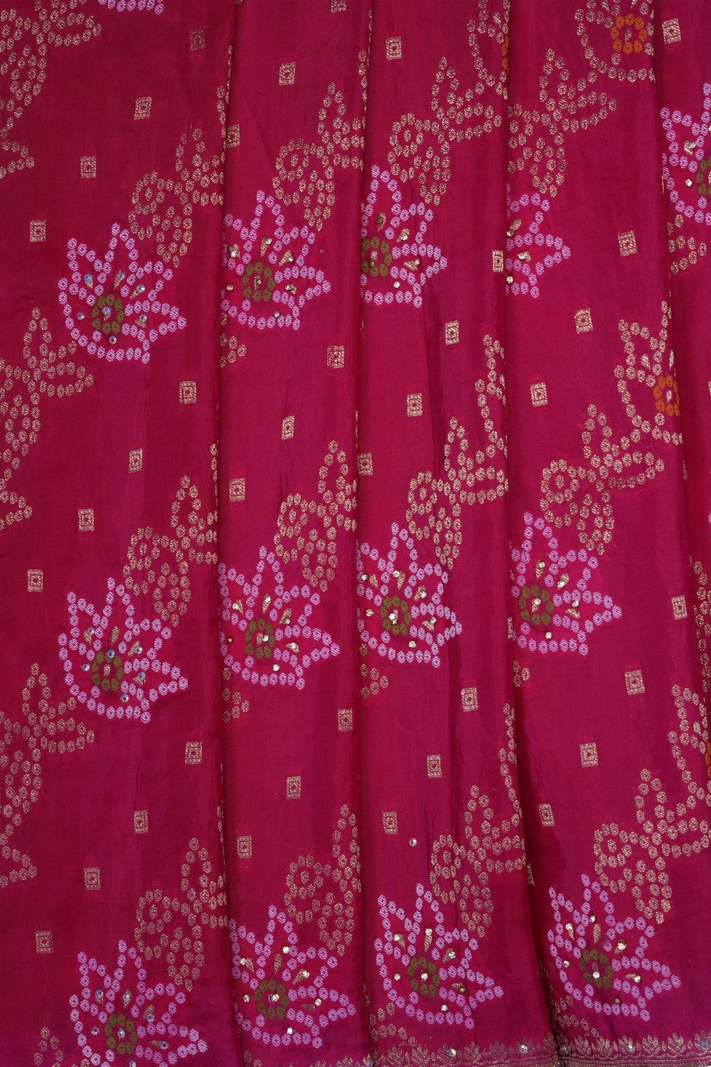Image of Pink Embroidery Georgette Saree