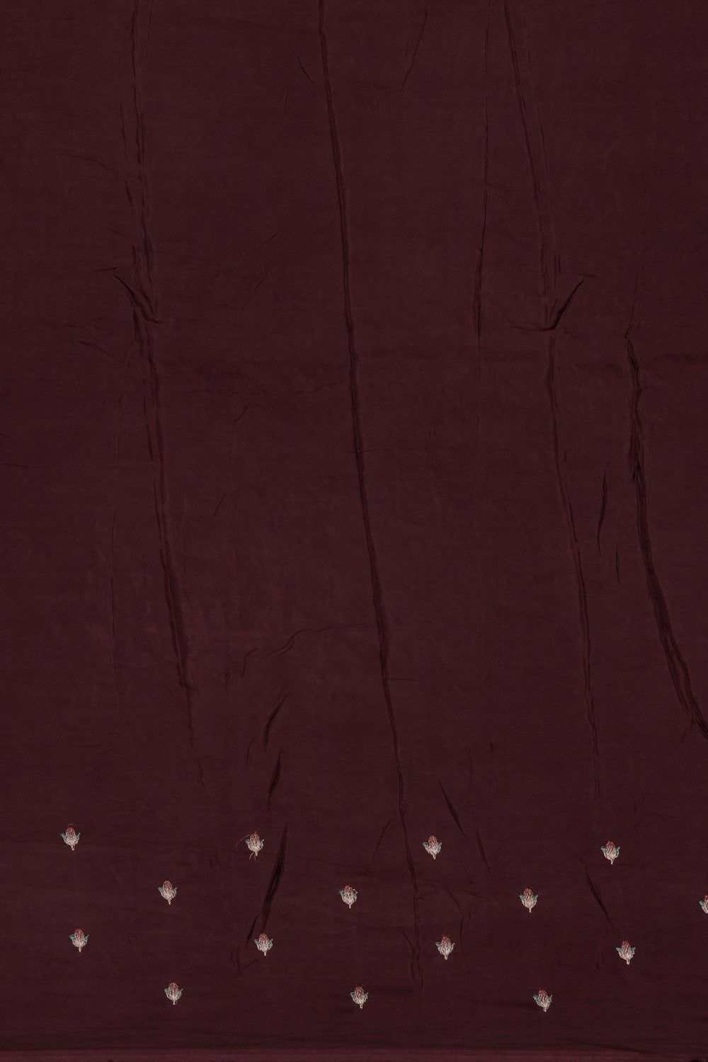 Image of Brown Embroidery Saree
