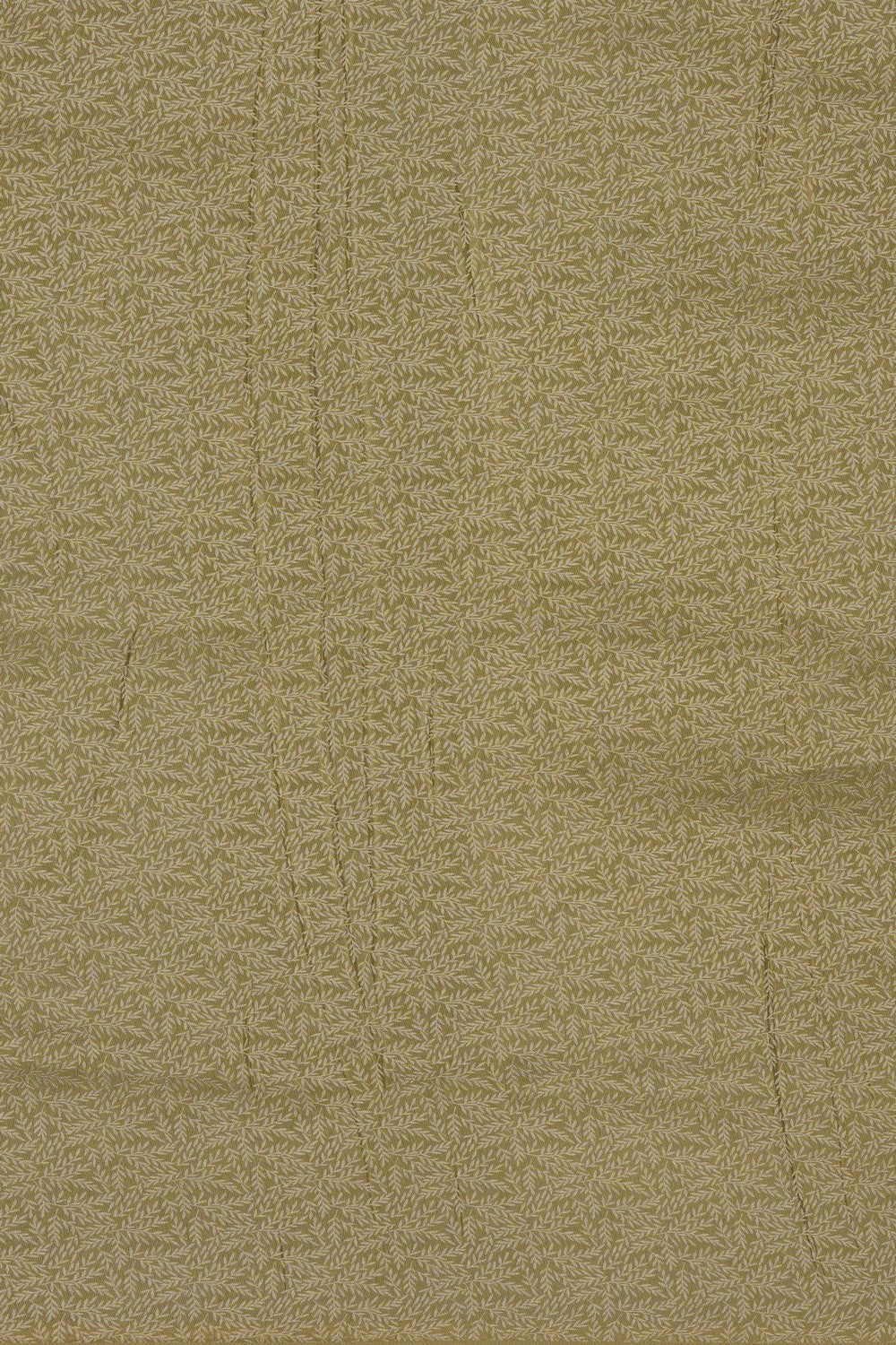 Image of Sage-Green Brocade Silk Saree