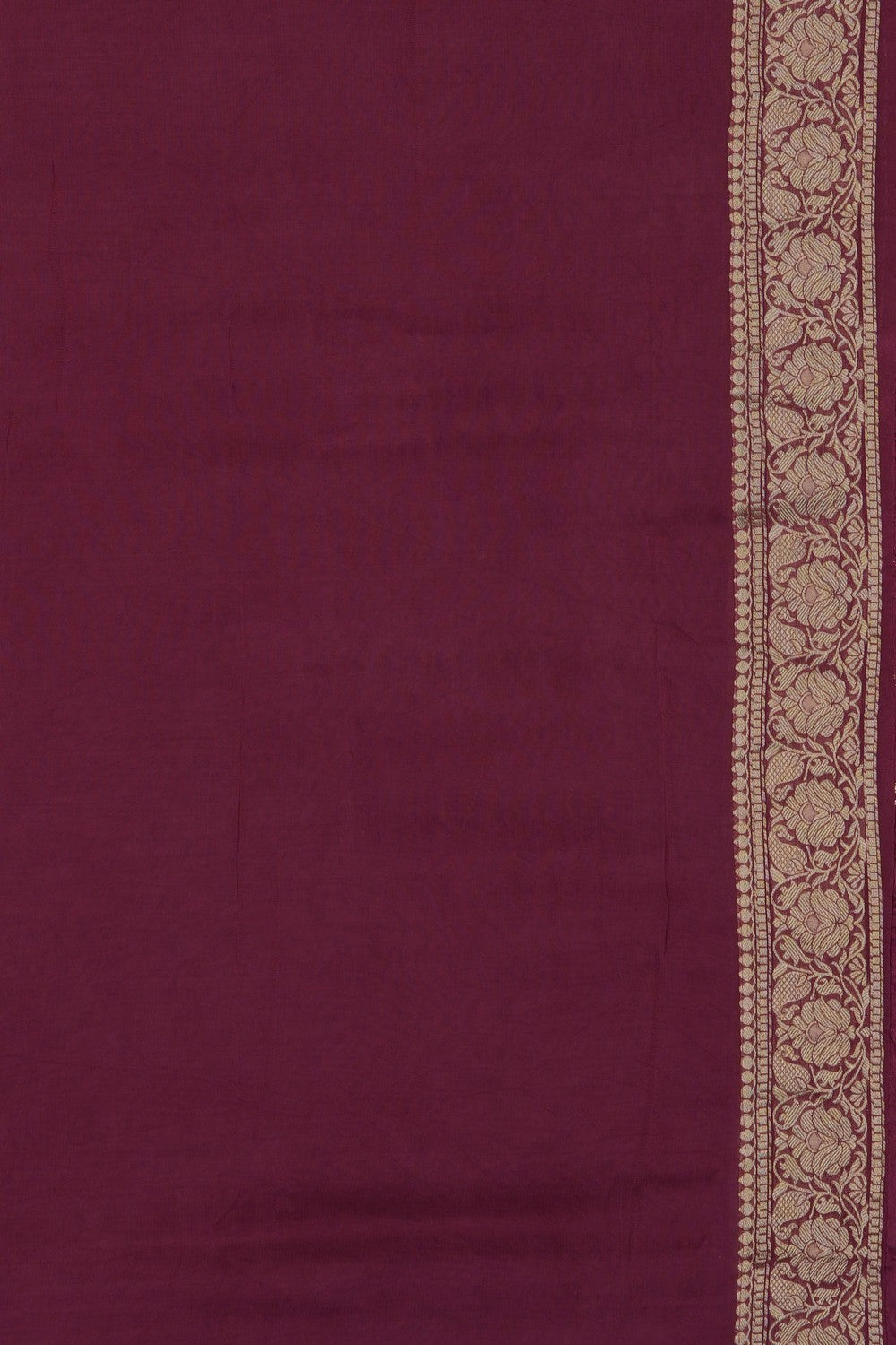 Image of Brown Embroidery Georgette Saree
