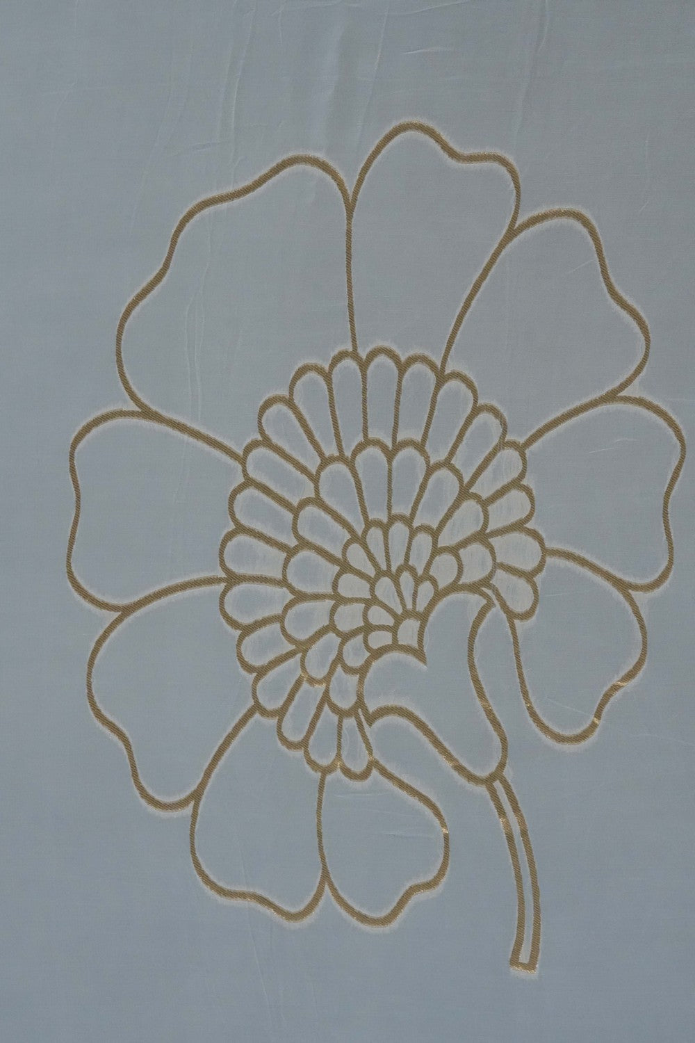 Image of Off-White Embroidery Saree