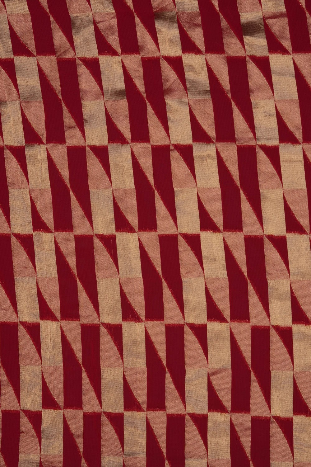 Image of Red Embroidery Silk Saree
