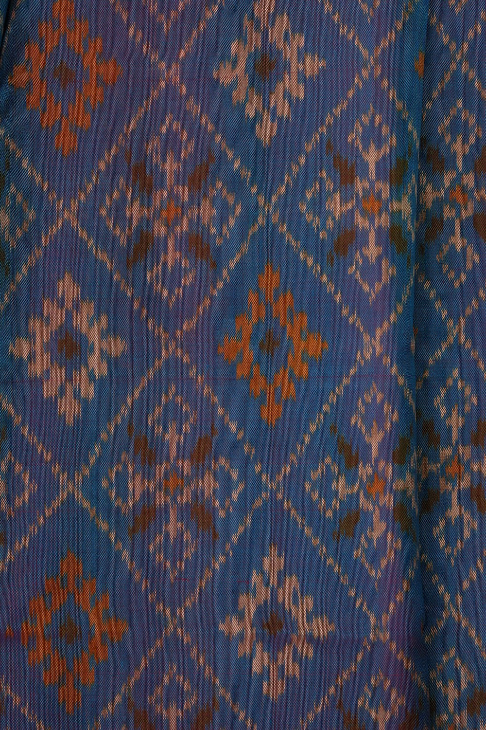 Image of Blue Rajkot Silk Saree