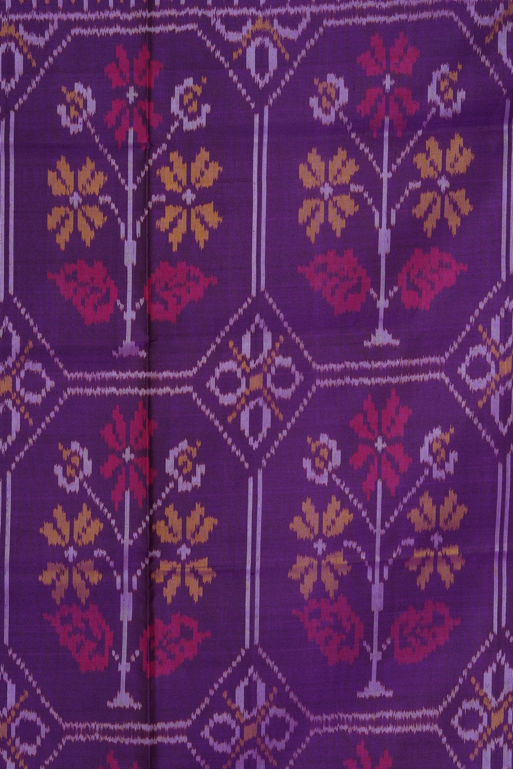 Image of Purple Rajkot Silk Saree
