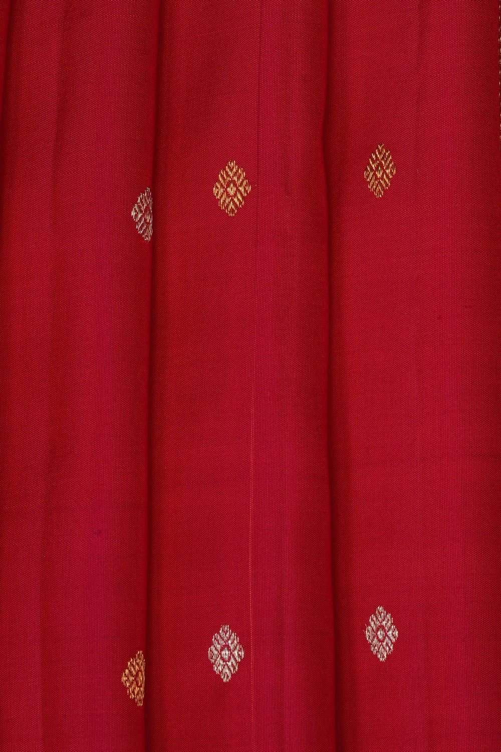 Image of Red Kanchipattu Saree
