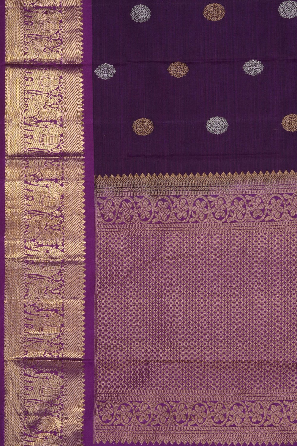 Image of Violet Kanchipattu Dupatta