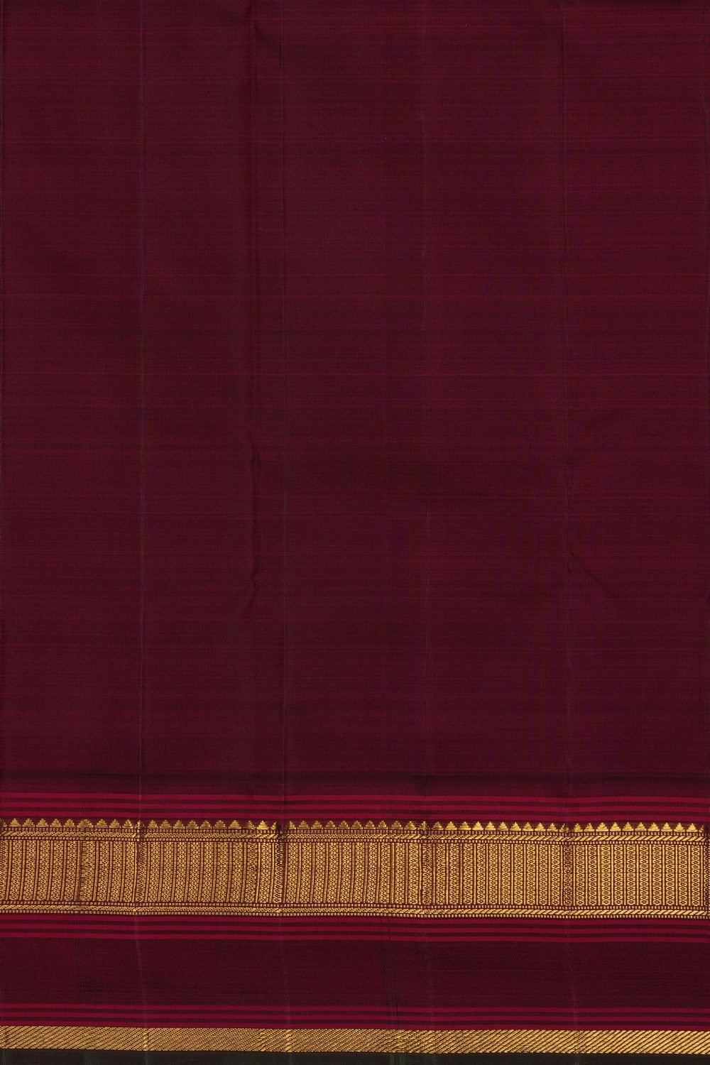 Image of Off-White Arani Silk Saree
