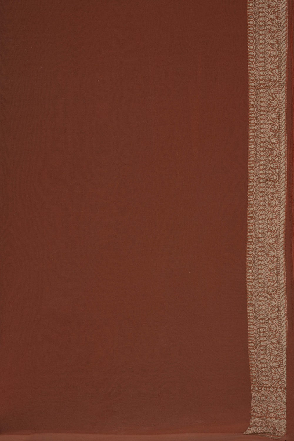 Image of Peach Banarasi Georgette Saree