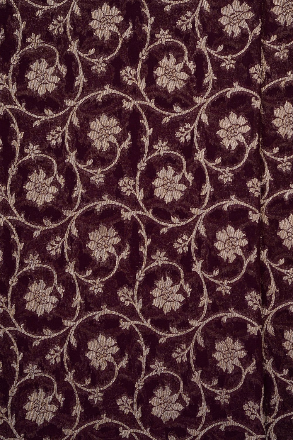 Image of Purple Banarasi Georgette Saree
