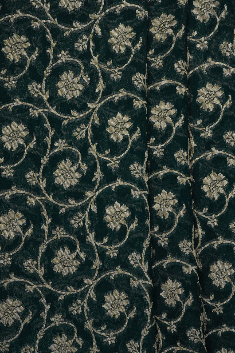 Image of Green Banarasi Georgette Saree
