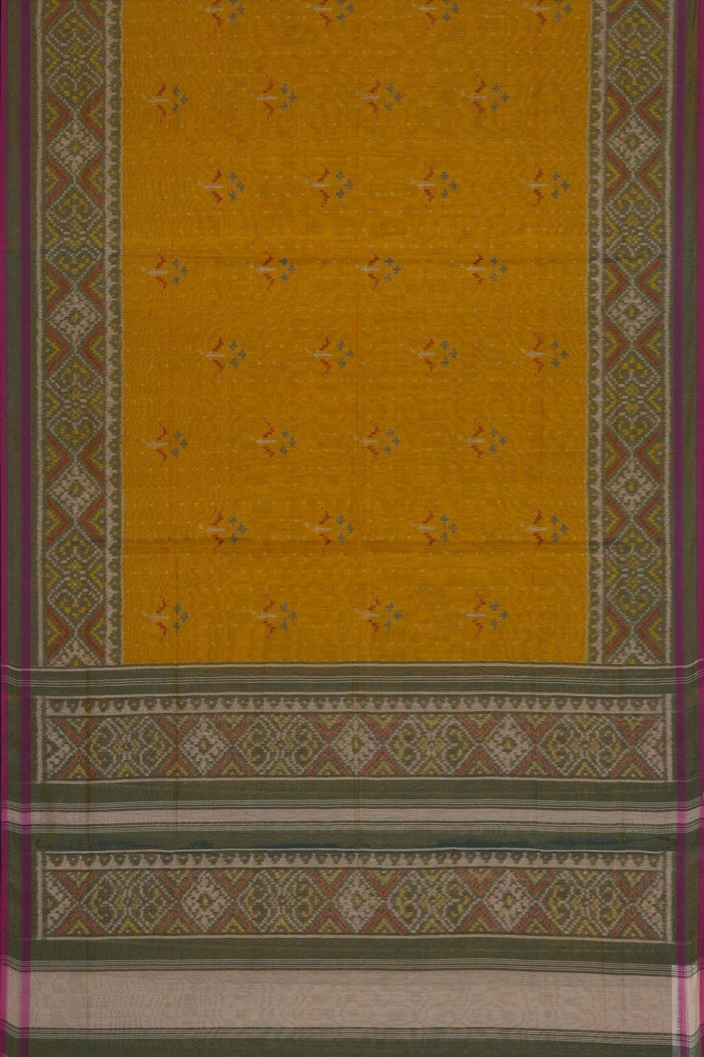 Image of Rajkot Patola Silk Unstitched Suit With Dupatta (3 Pcs Set)
