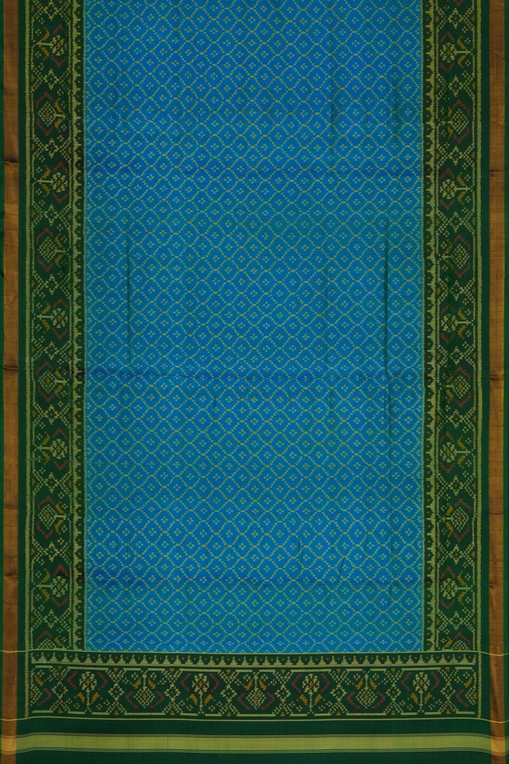 Image of Rajkot Patola Silk Unstitched Suit With Dupatta (3 Pcs Set)