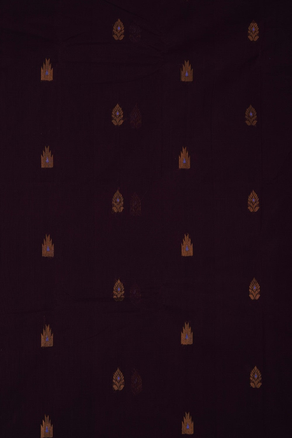 Image of Violet Gadwal Cotton Saree