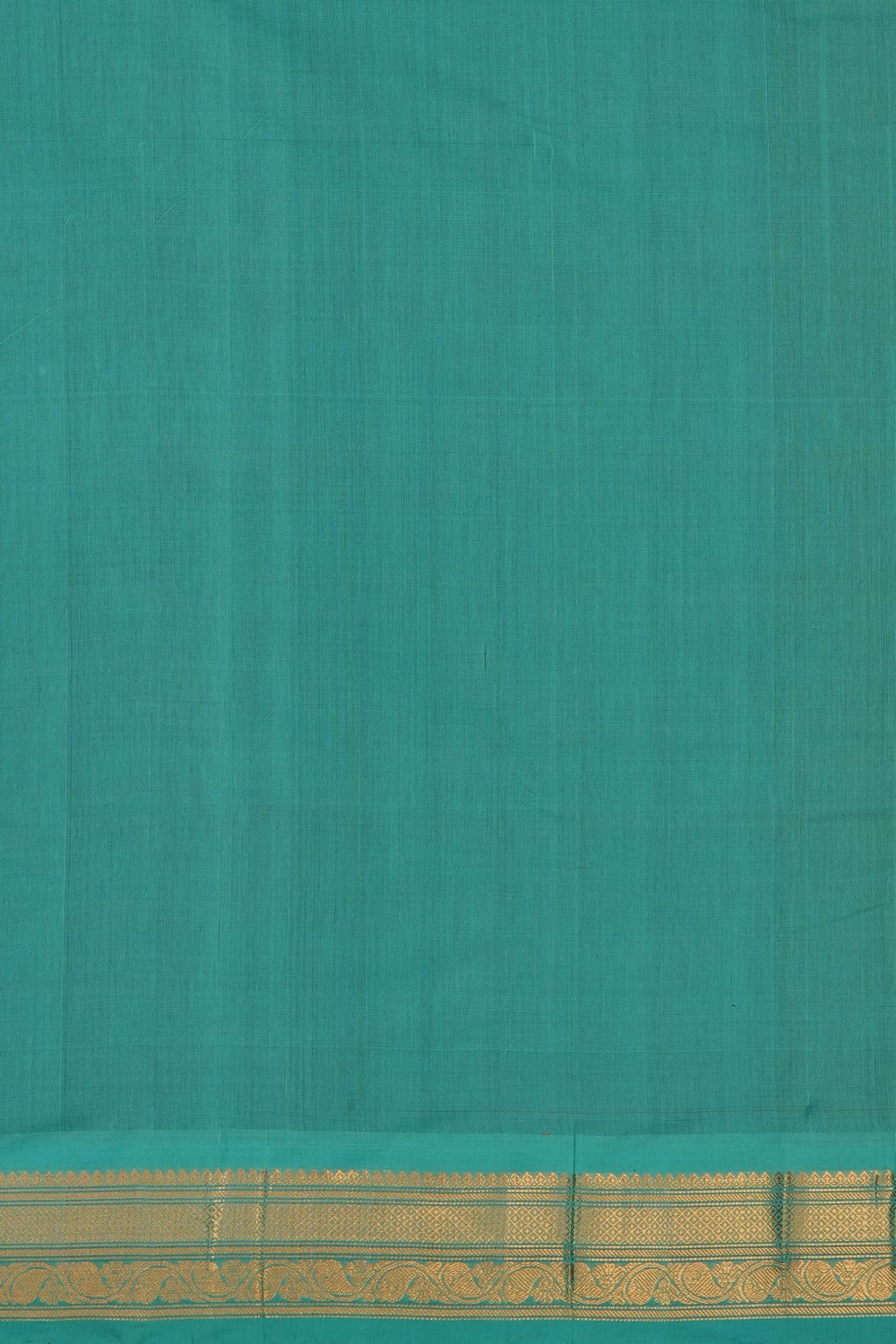 Image of Orange Gadwal Cotton Saree
