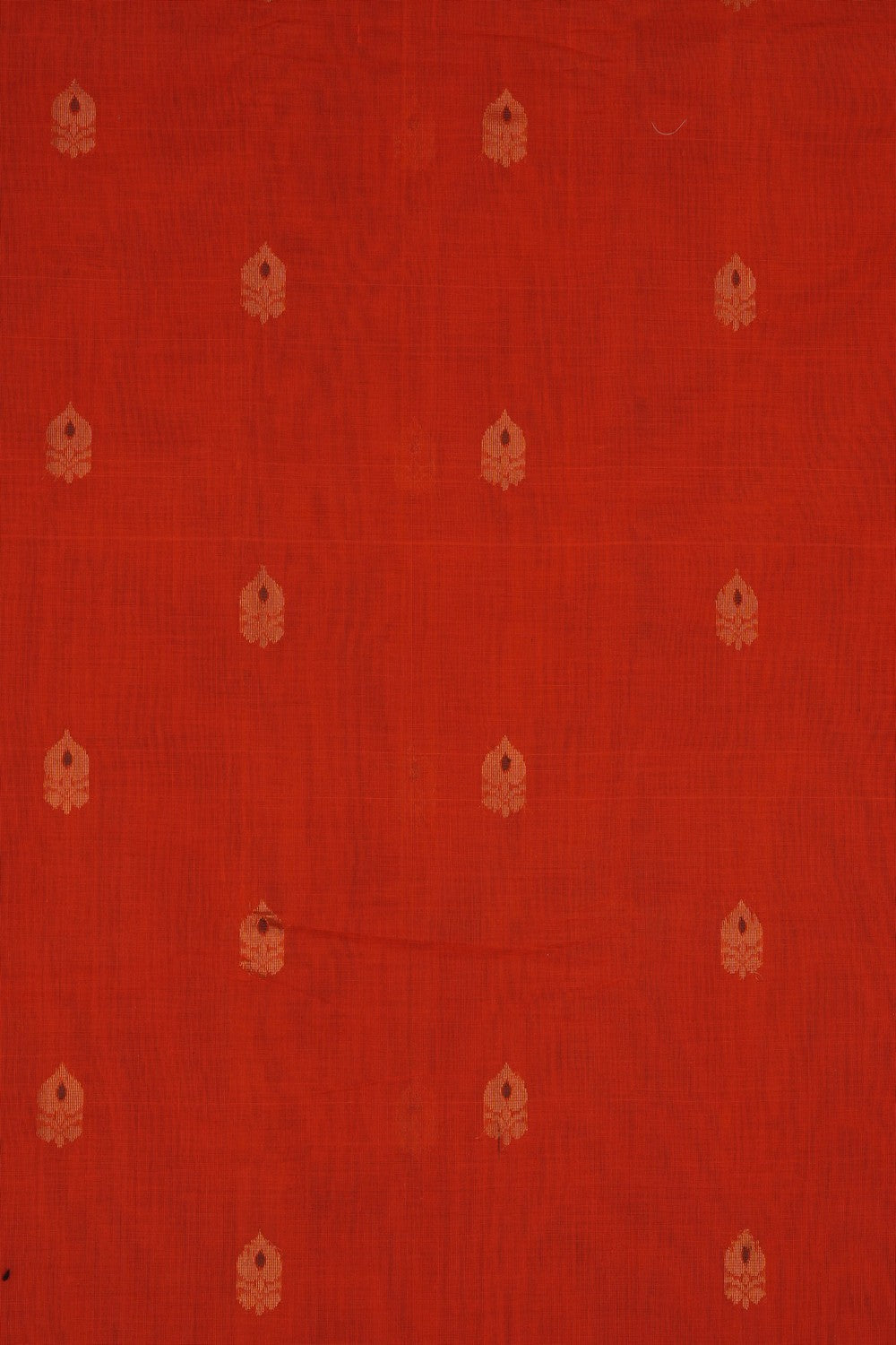 Image of Orange Gadwal Cotton Saree