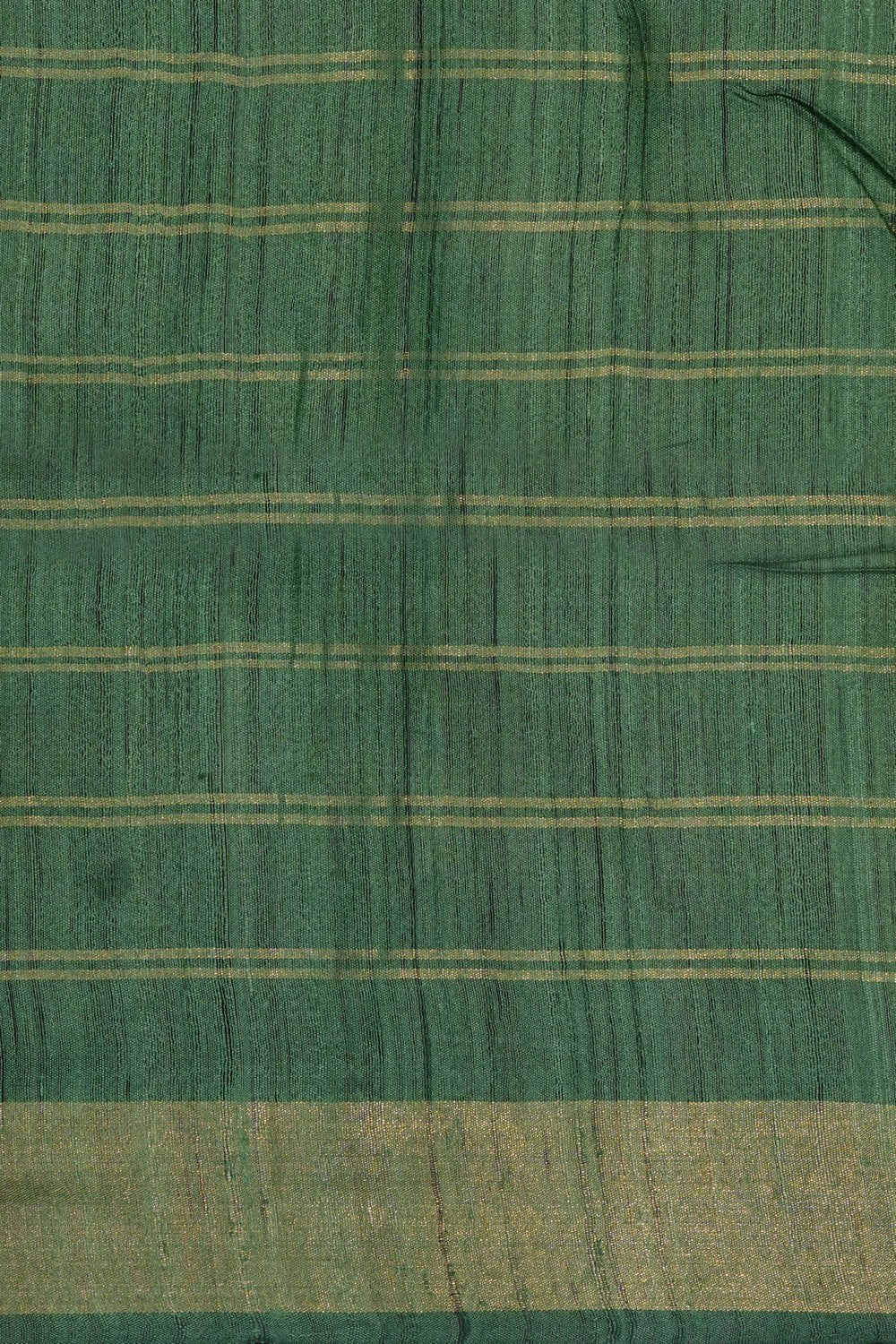 Image of Yellow Tussar Silk Saree