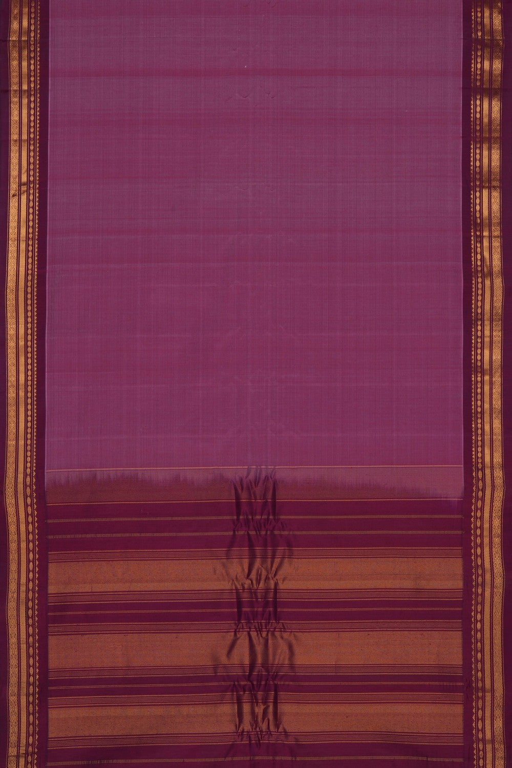 Image of Pink Gadwal Cotton Silk Saree