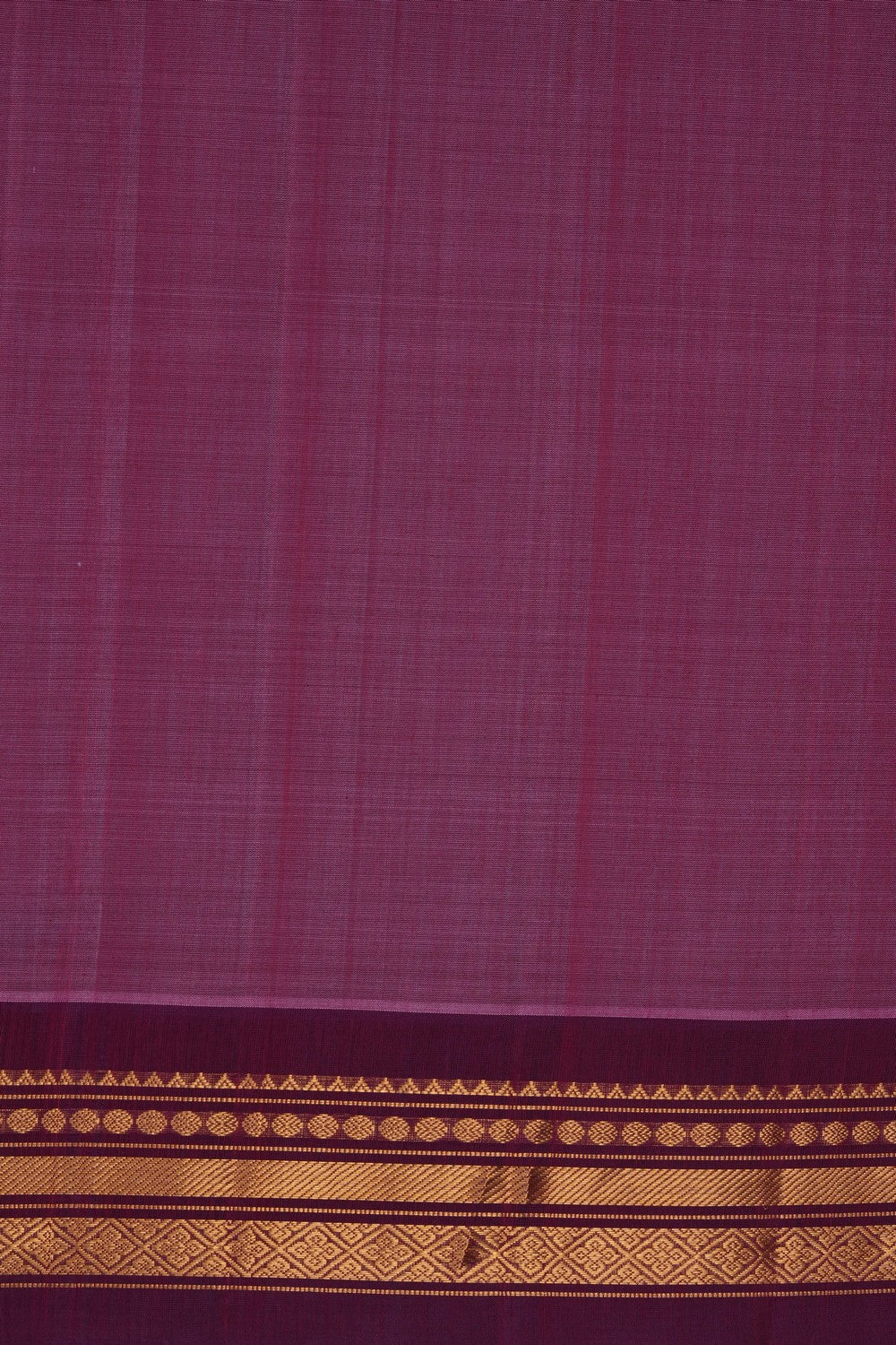 Image of Pink Gadwal Cotton Silk Saree