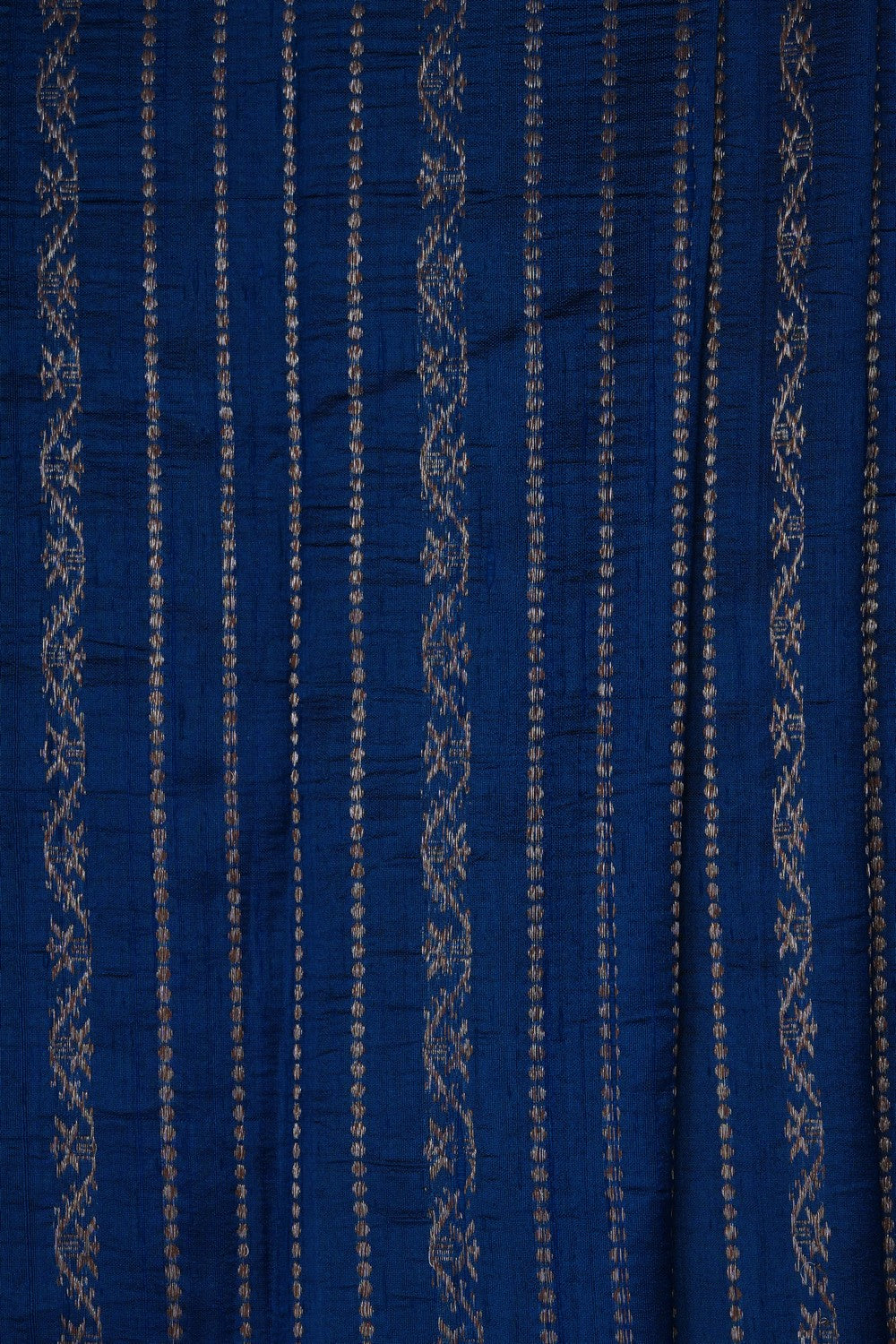 Image of Blue Banarasi Tussar Silk Saree