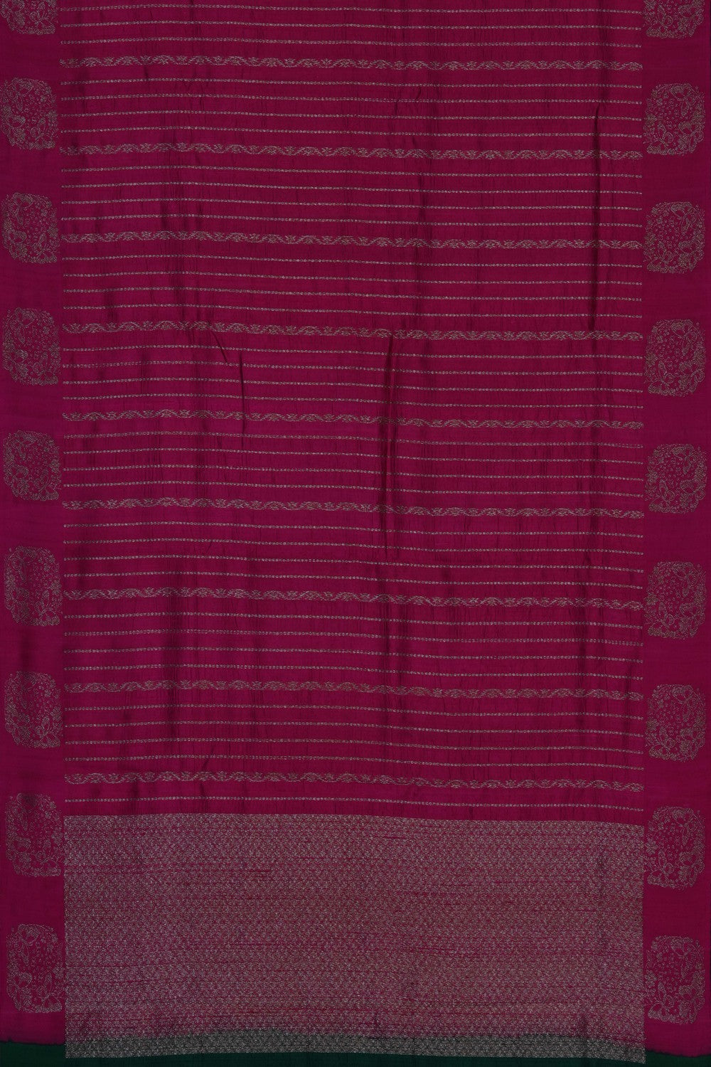 Image of Pink Banarasi Tussar Silk Saree