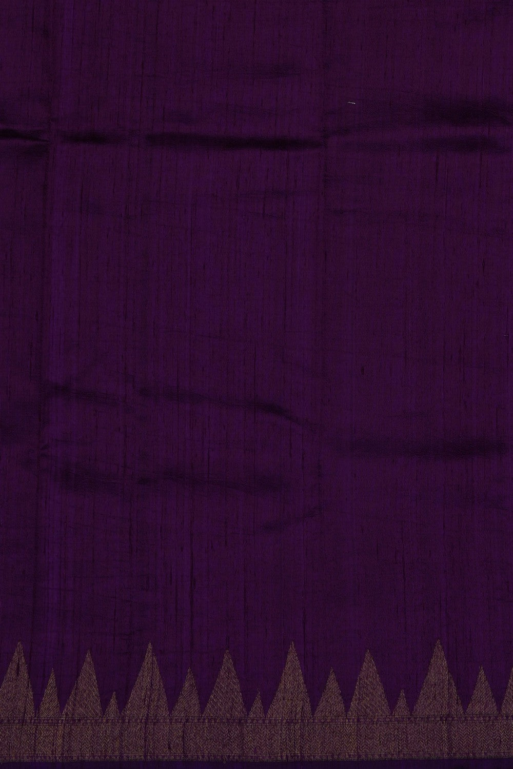 Image of Red Banarasi Tussar Silk Saree