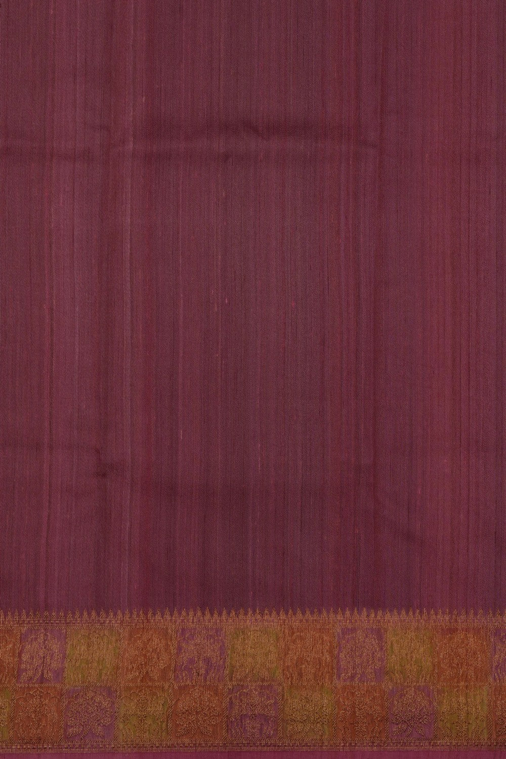 Image of Teal-Green Banarasi Tussar Silk Saree