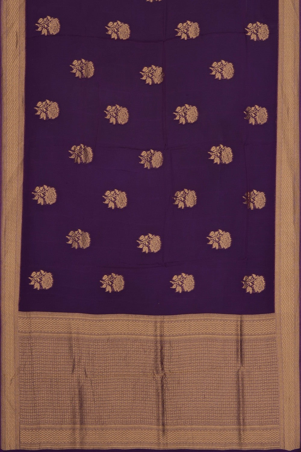 Image of Violet Kota-Kora Saree