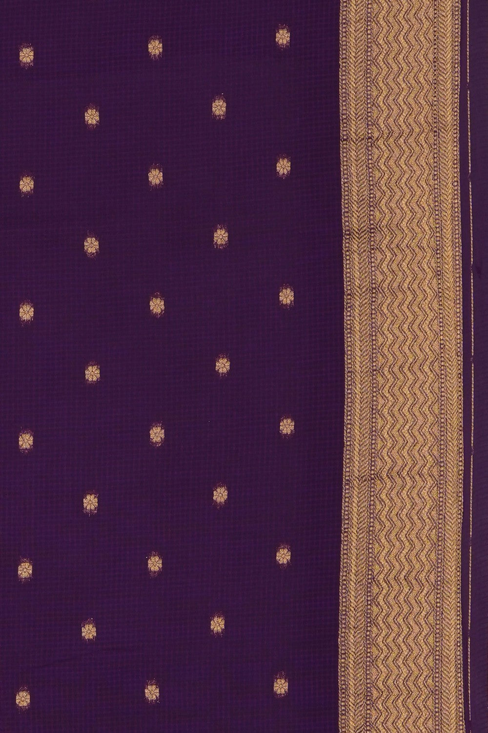 Image of Violet Kota-Kora Saree