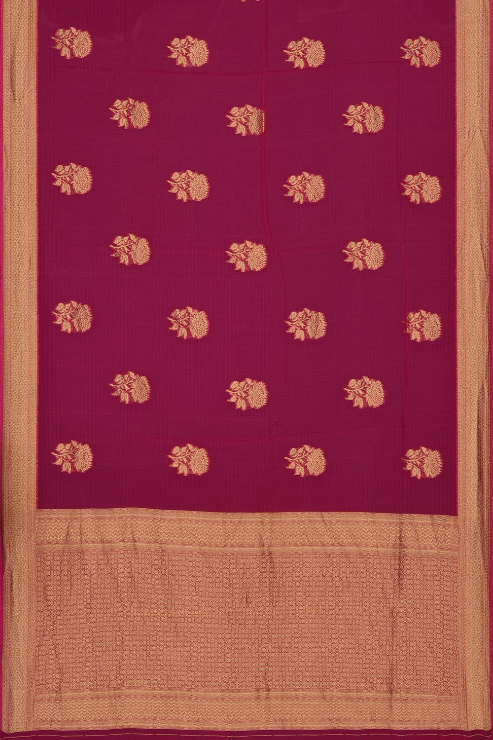 Image of Pink Kota-Kora Saree