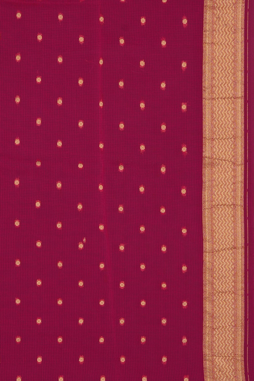 Image of Pink Kota-Kora Saree