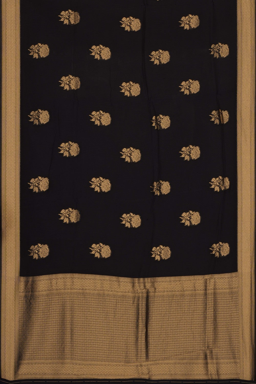 Image of Black Kota-Kora Saree