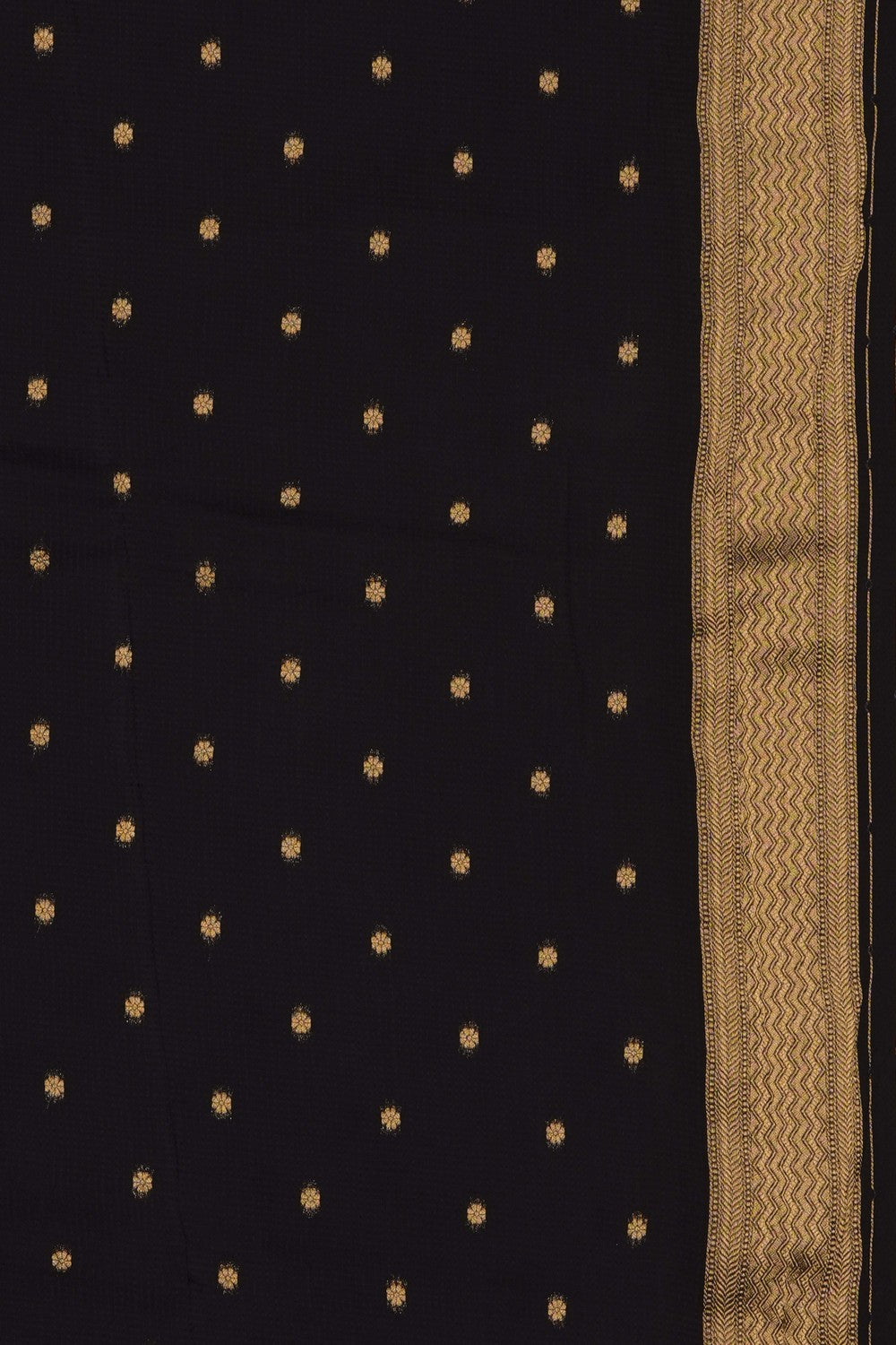 Image of Black Kota-Kora Saree