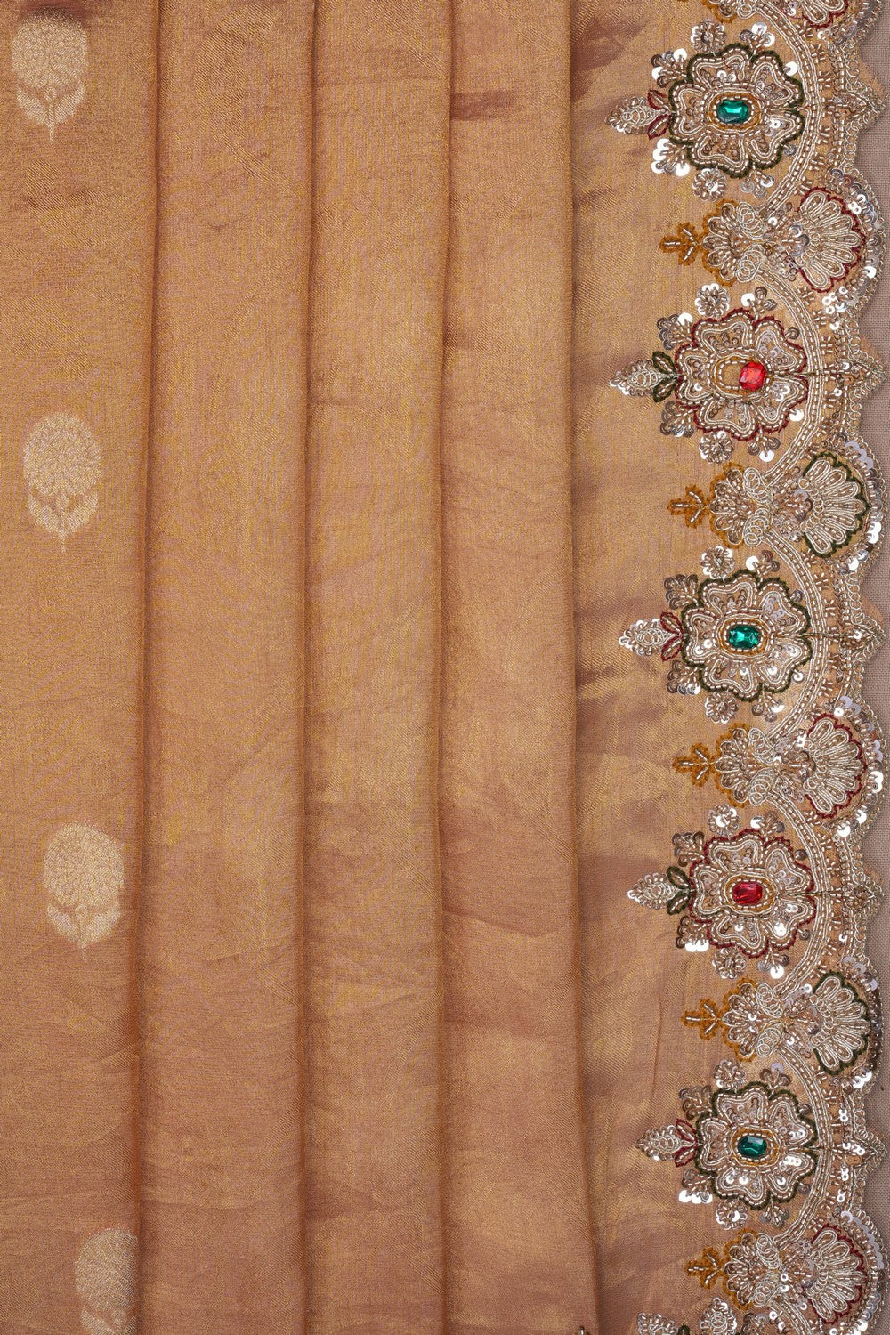 Image of Gold Embroidery Saree