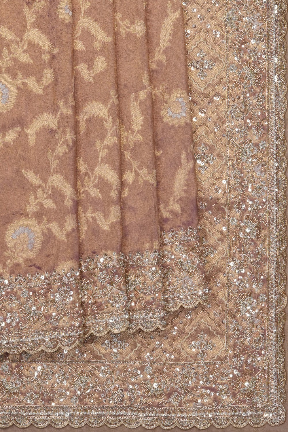 Image of Gold Embroidery Saree