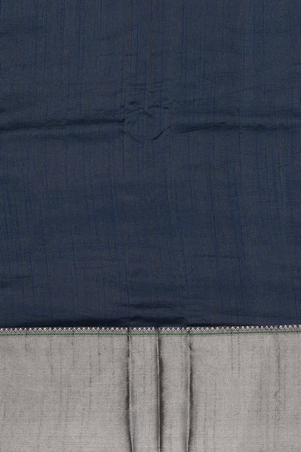Image of Blue Desi Tussar Silk Saree