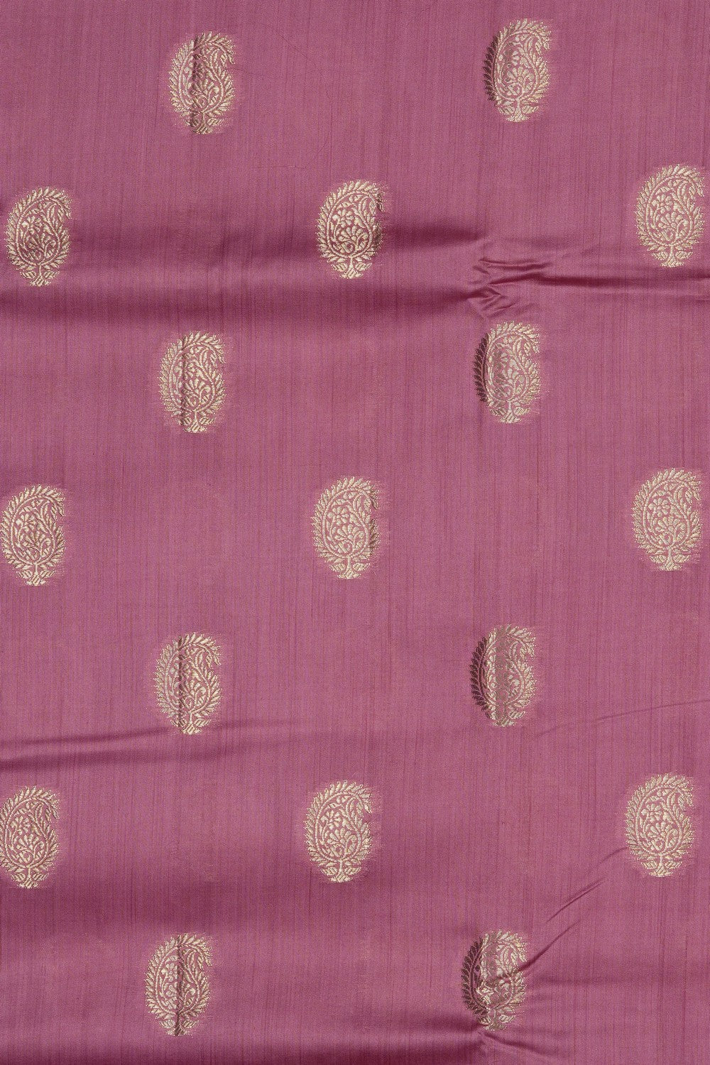 Image of Lavender Pink Banarasi Chiniya Silk Saree