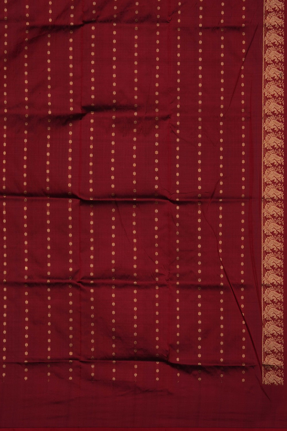 Image of Green Banarasi Silk Saree