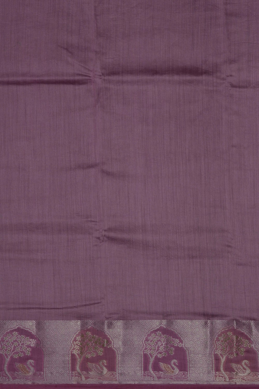 Image of Mauve-Pink Banarasi Chiniya Silk Saree