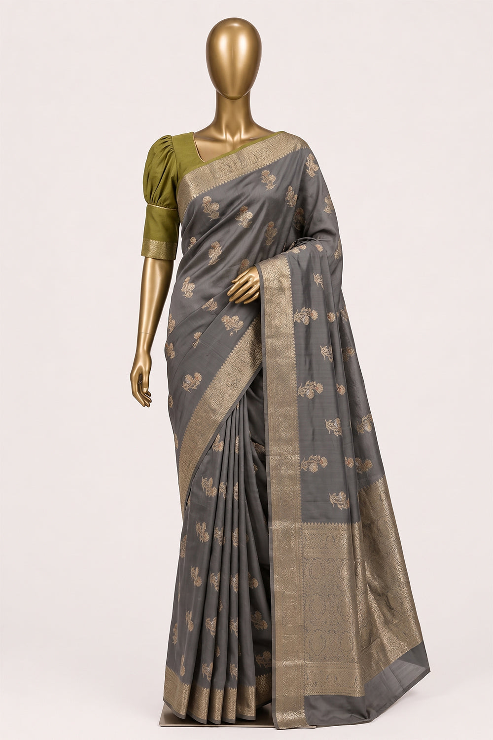 Image of Banarasi Chiniya Silk Saree