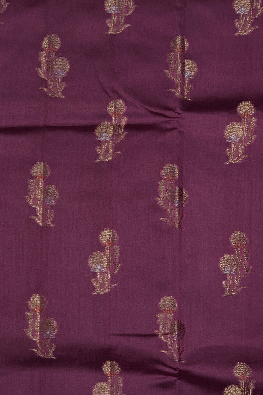 Image of Mauve Pink Banarasi Chiniya Silk Saree