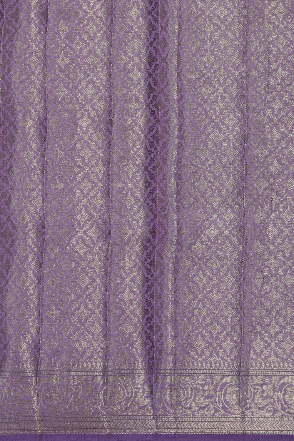 Image of Mauve Banarasi Chiniya Silk Saree