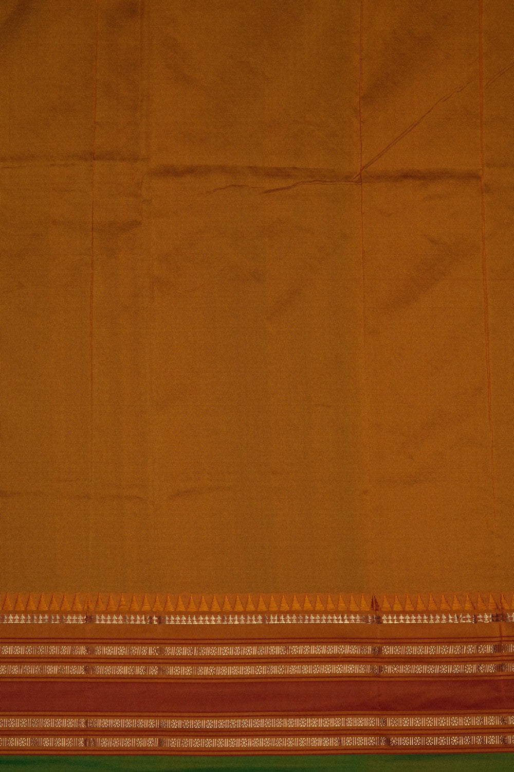 Image of Brown Narayanpet Silk Saree