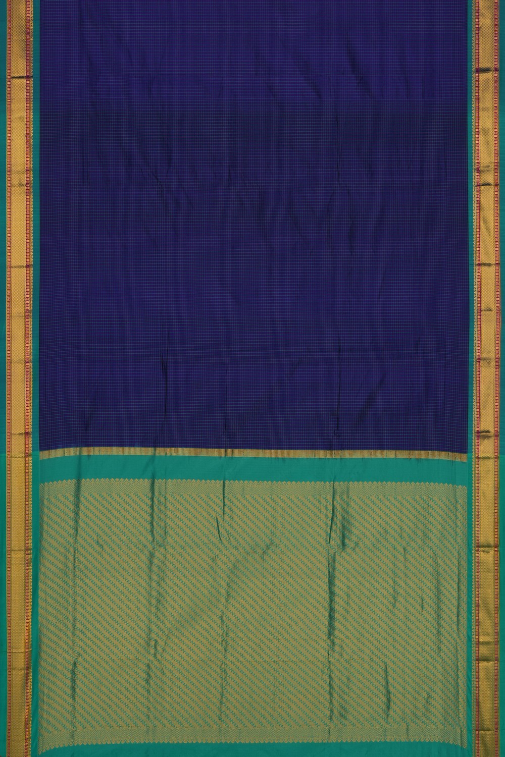 Image of Purple Narayanpet Silk Saree
