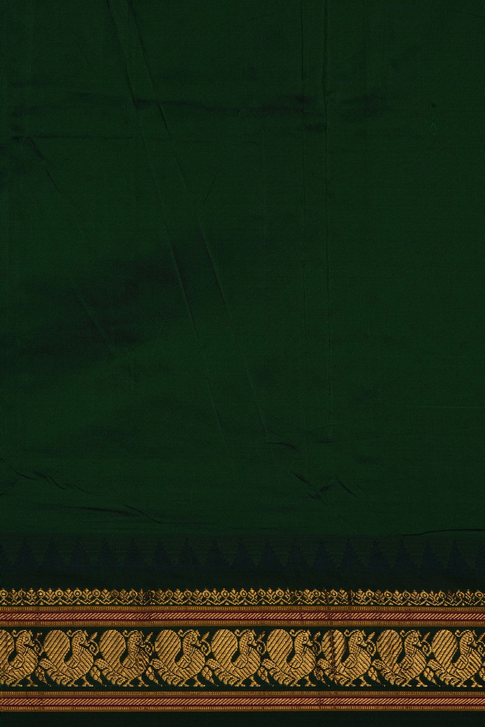 Image of Mint-Green Narayanpet Silk Saree