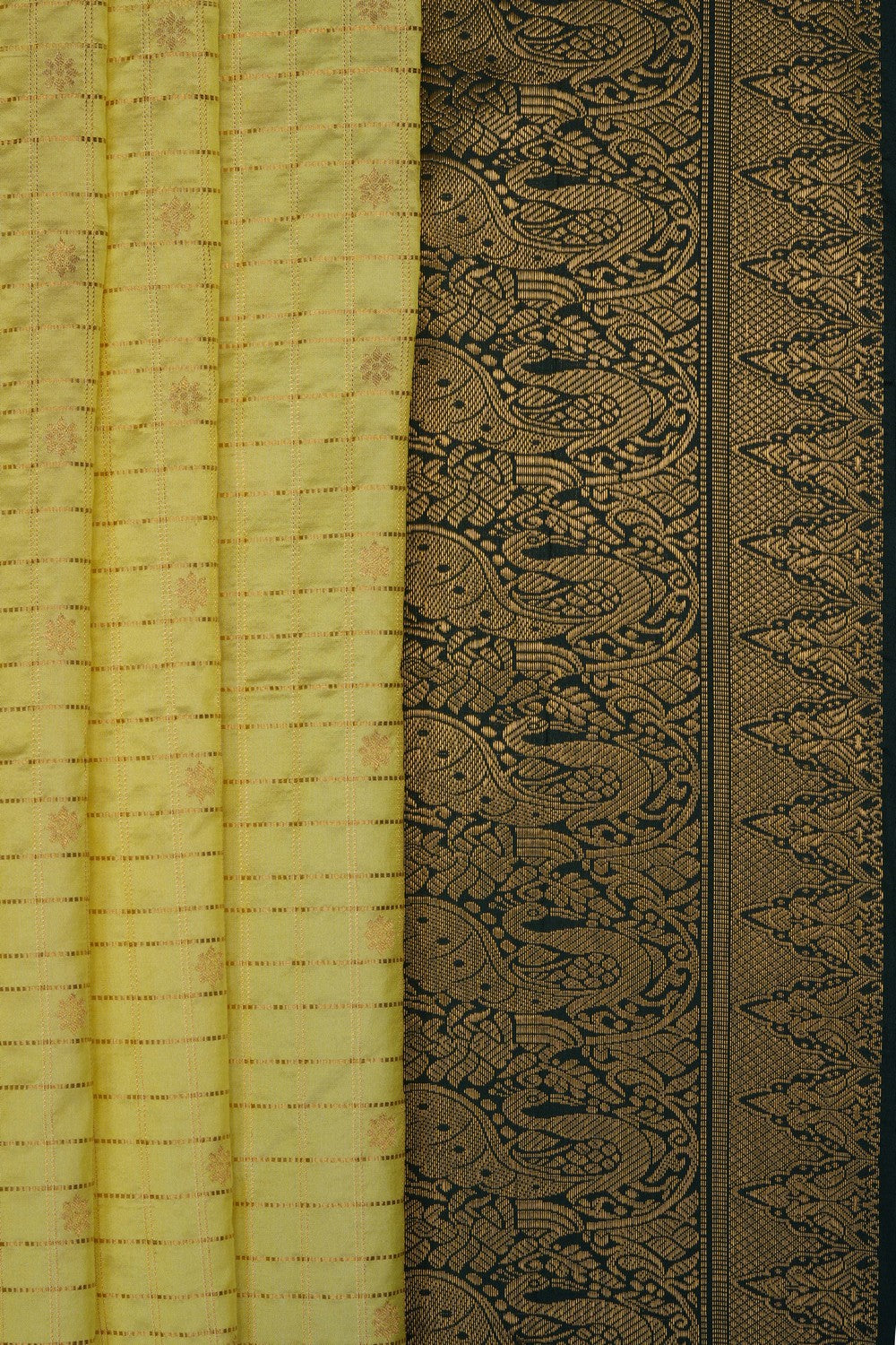 Image of Meadow Light Green Narayanpet Silk Saree
